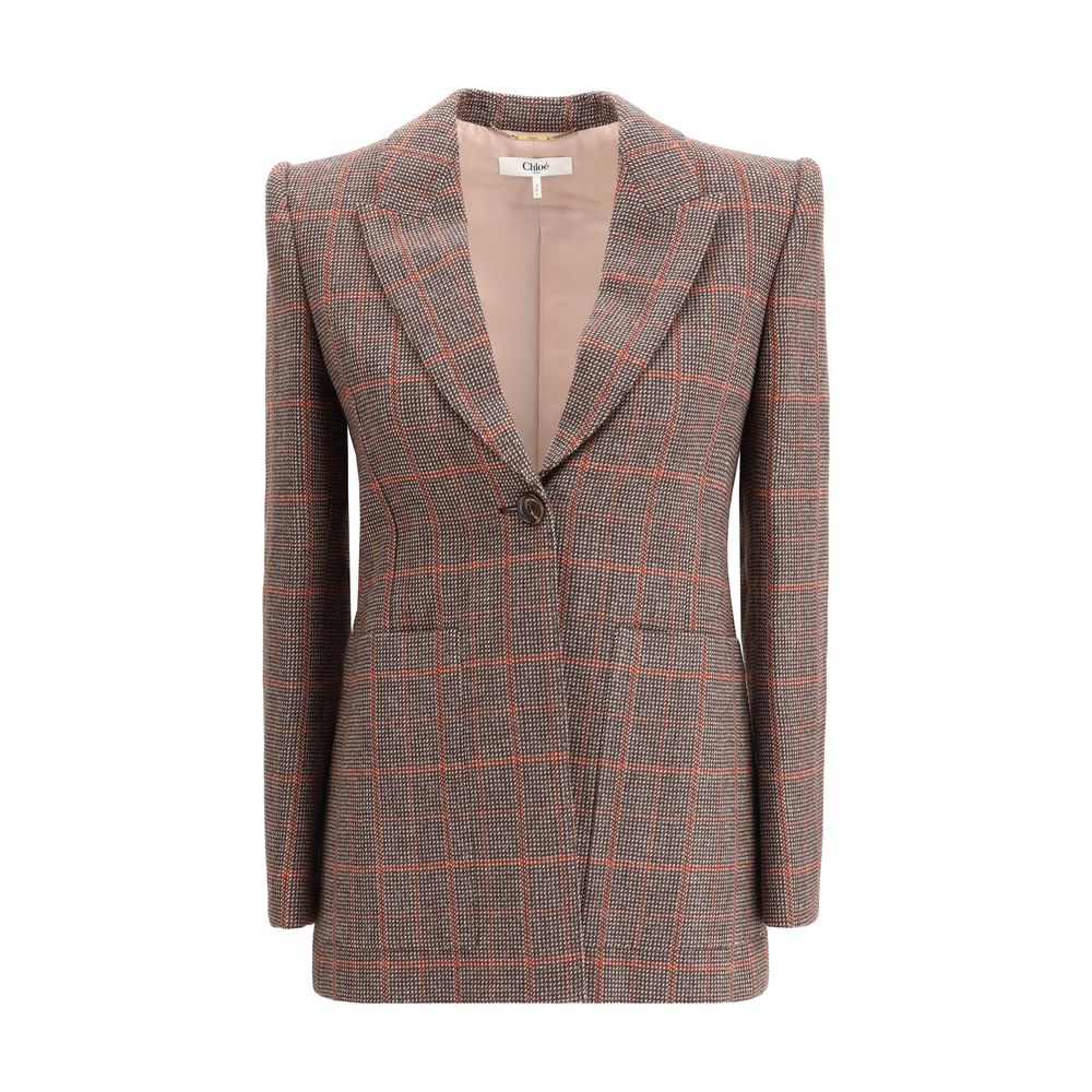 Chloé Brown Wool Blazer